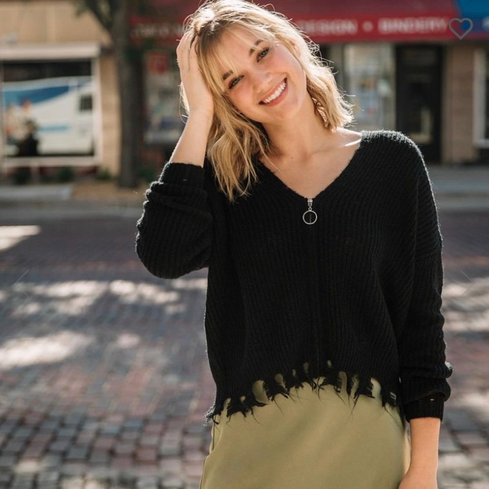 Black sweater